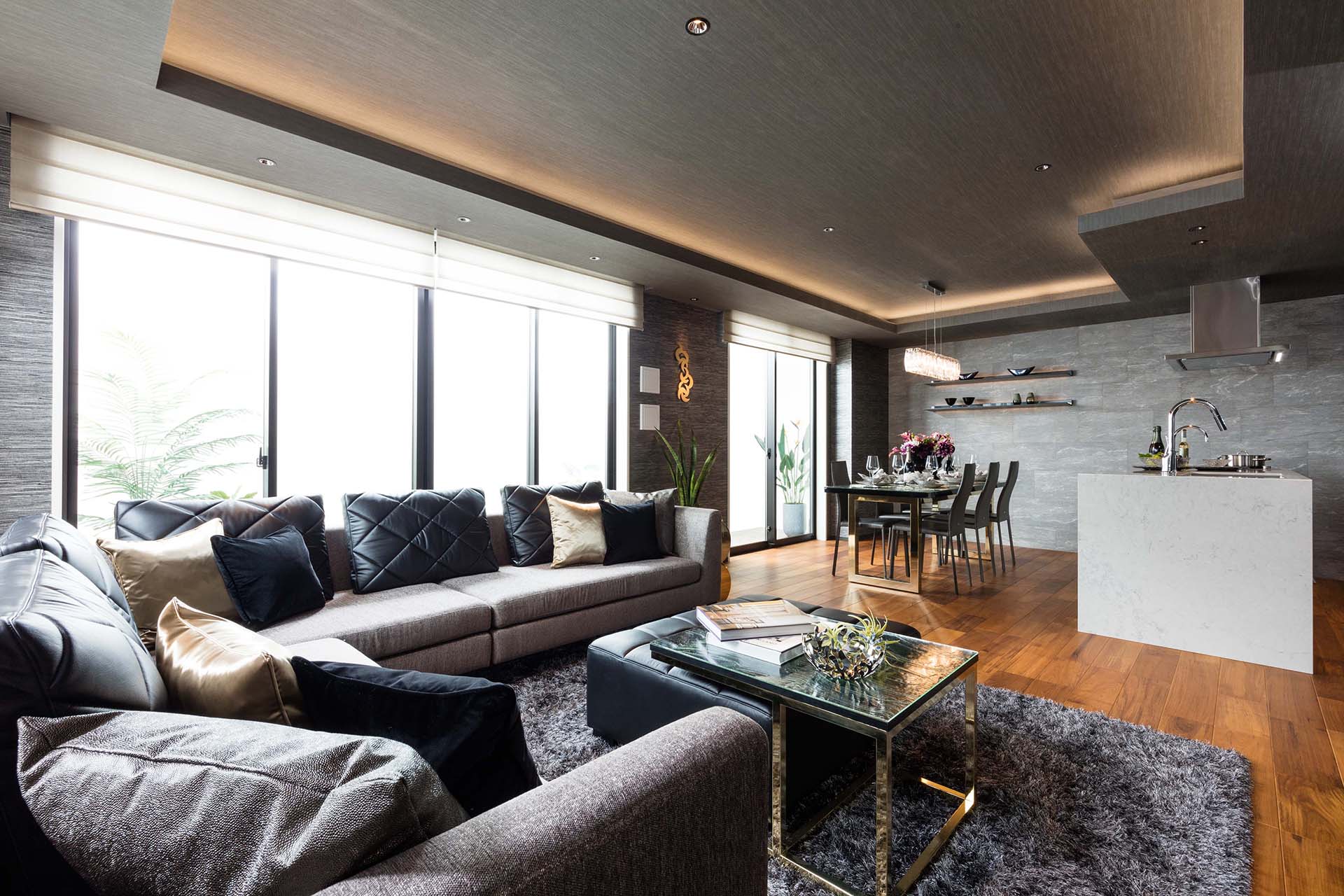 Harmonious Luxury Interior Living Room